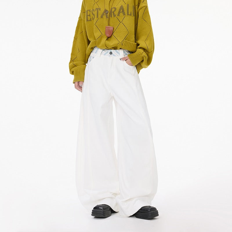 pantalon amples et décontractés à jambes larges