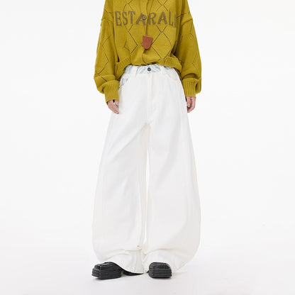 pantalon amples et décontractés à jambes larges