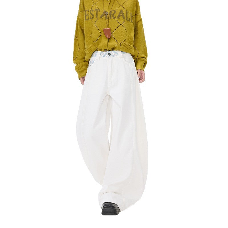 pantalon amples et décontractés à jambes larges