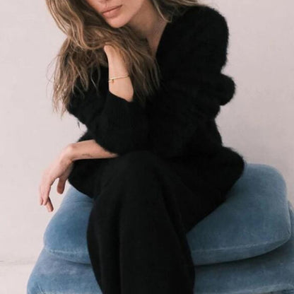 Cardigan d’Hiver - Douillet en Maille Poilue