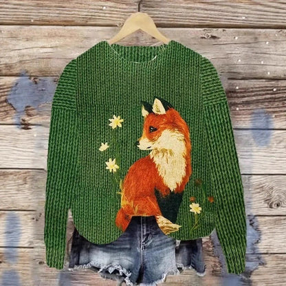 Haut ample à col rond - manches longues