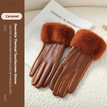 gants en cuir classy