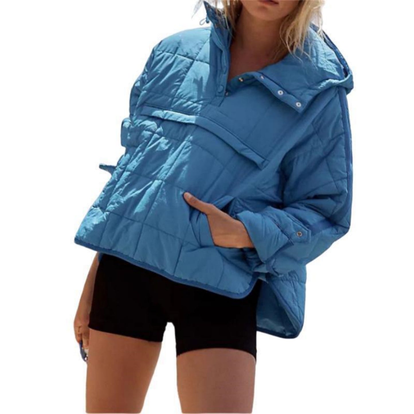 Manteau à capuche en coton