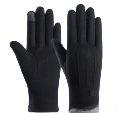 Gants chaud velours élegants - Protection contre le froid