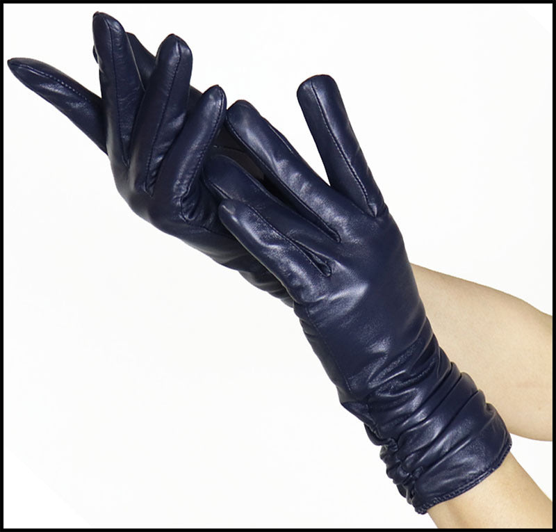 Gants en cuir étendu classy