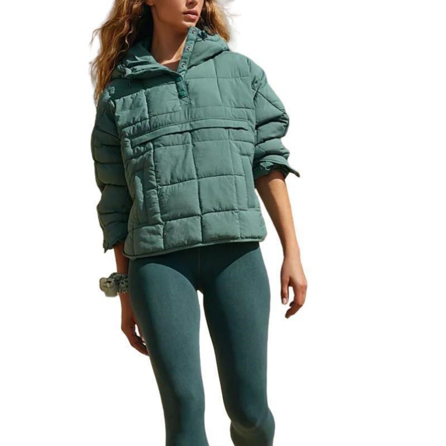 Manteau à capuche en coton