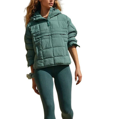 Manteau à capuche en coton