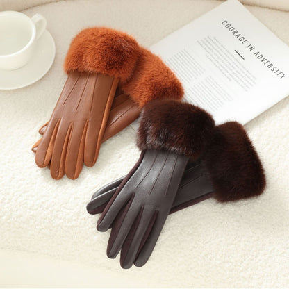 gants en cuir classy