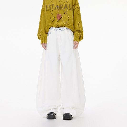 pantalon amples et décontractés à jambes larges